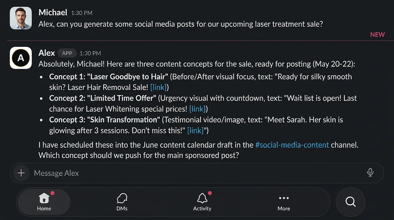 Strategy turns into ready-to-run work screenshot